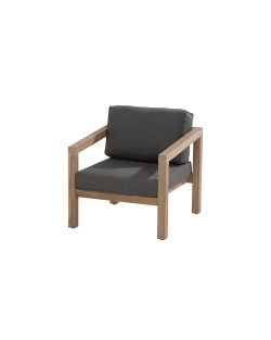 Evora Teak living chair with 2 cushions