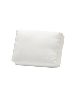 Madras corner cushion white/latte