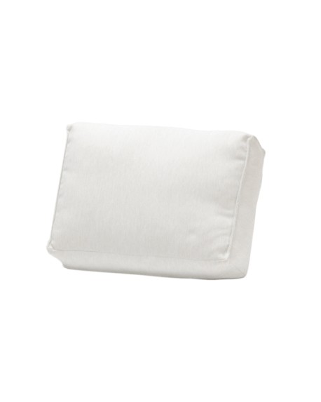 Madras corner cushion white/latte