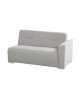 Tavira 2 seater bench left arm upholstery, sunbrella