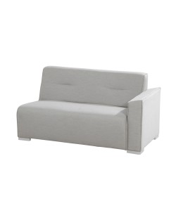 Tavira 2 seater bench left arm upholstery, sunbrella