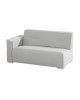 Tavira 2 seater bench right arm upholstery sunbrella