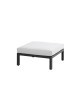 Dias coffee table/footstool with cushion black/black pepper