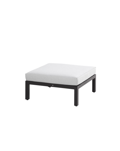 Dias coffee table/footstool with cushion black/black pepper