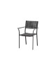 Piazza stacking chair black/black pepper