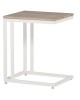 Cancun support table white teak top