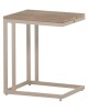 Cancun support table taupe teak top