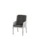 Amalfi dining chair with 2 cushions ice