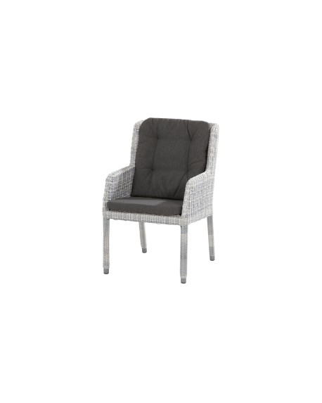 Amalfi dining chair with 2 cushions ice