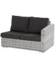 Edge 2 seater left arm with 4 cushions, ice