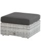 Edge footstool with cushion ice