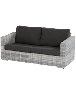 Edge living bench 2.5 seaters with 4 cushions, ice