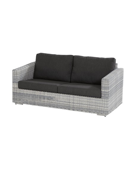 Edge living bench 2.5 seaters with 4 cushions, ice