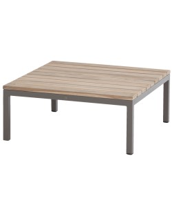 Cava Teak coffee table/island teak/aluminium