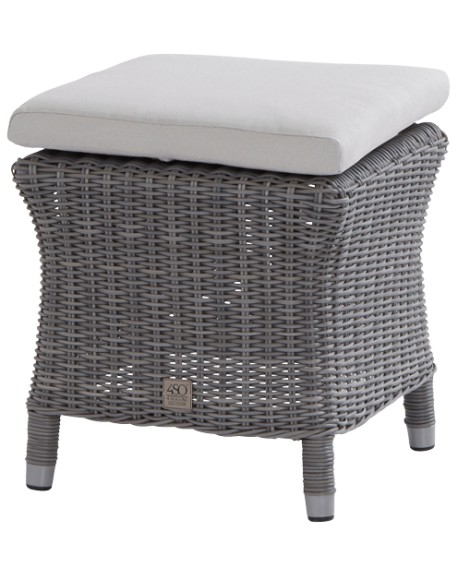 Indigo cosy stool with cushion