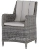 Indigo dining chair with 2 cushions