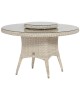 Victoria dining table, lazy susan Ø 55 cm + glass, provance