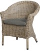 Chester dining chair with cushion pure