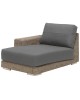 Kingston modular chaise-lounge right with 2 cushions, pure