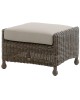 Madoera footstool with cushion colonial