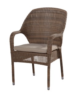 Sussex stacking chair with cushion