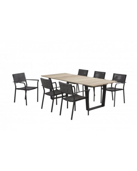 Dining set Piazza stoel met cricket tafel