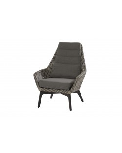 Savoy living chair with seat and back cushion