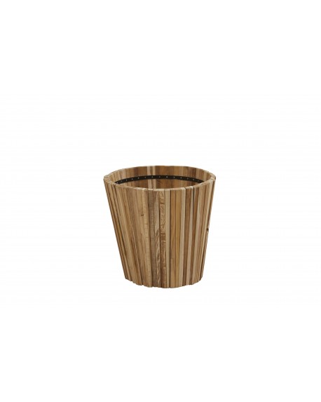 Miguel planter small teak