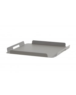 Maya serving tray smoke grey klein