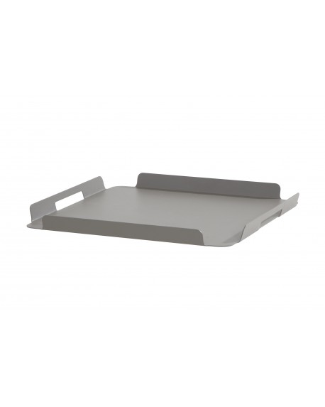 Maya serving tray smoke grey klein